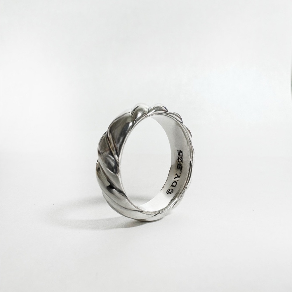 David Yurman Sterling Silver Braided Band Ring - Silver